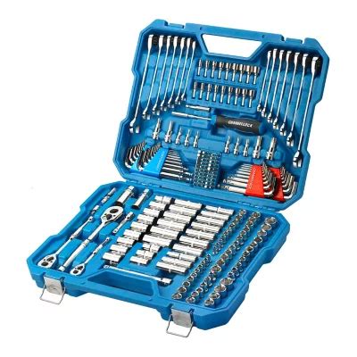Channellock 225Pc Professional Mechanic S Tool Set Sae Metric Ratcheting Wrenches 1 4 3 8 1 2 Inch Drive Sizes Channellock 225Pc Professional Mechanic S Tool Set Sae Metric Ratcheting Wrenches 1 4 3 8 1 2 Inch Drive Sizes