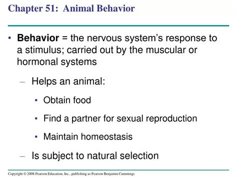 Chapter 51 Animal Behavior Ppt Download
