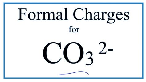 Charge on Carbonate Ion Explained