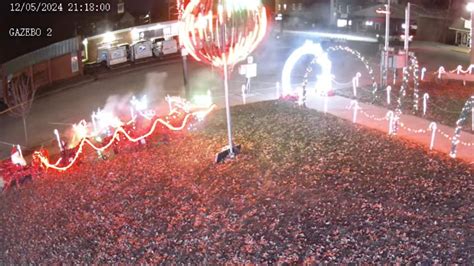 Charlestown S Animated Light Show Catches Fire Causing Minimal Damage Whas11 Com