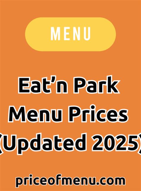 Charlie Park Menu Updated November 2025