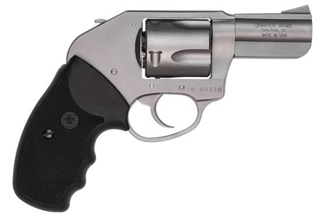 Charter Arms Bulldog Black 44 Special Revolver 14420 5 Rounds 2 5 Barrel Polymer Grips Blue Black 3 Dot Sights