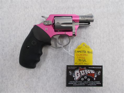 Charter Arms Lady S Southpaw Pink 38Spl Left Handed Short Barrel