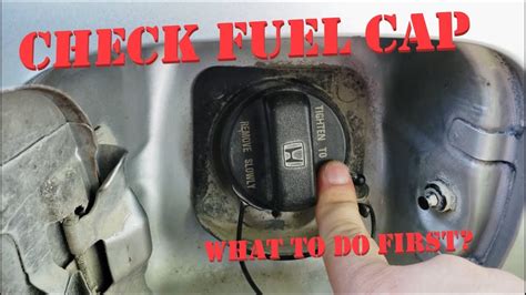 Check Fuel Cap What To Do First Automotive Education Check Fuel Cap What To Do First Automotive Education