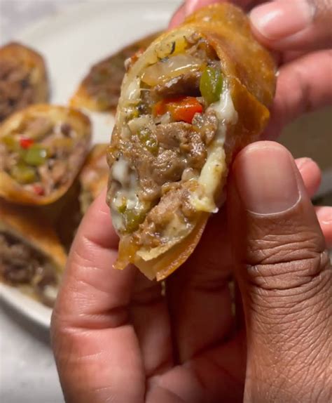 Cheesesteak Egg Rolls One Stop Chop
