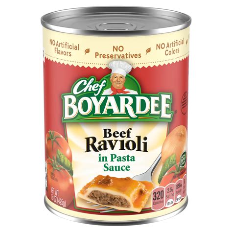 Chef Boyardee Beef Ravioli Nutrition Artofit