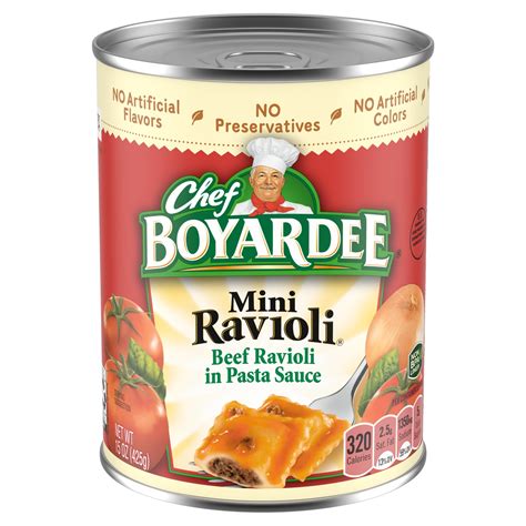 Chef Boyardee Mini Micro Beef Ravioli