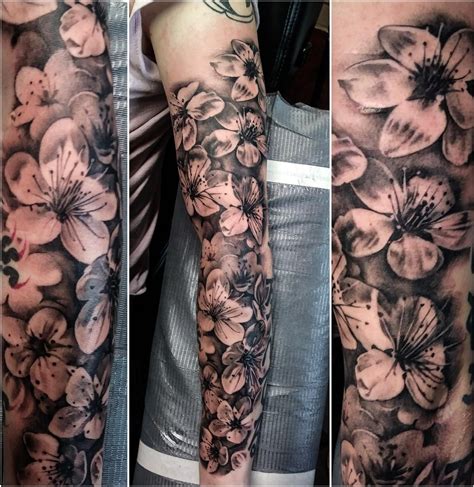 Cherry Blossom Tattoo Sleeve