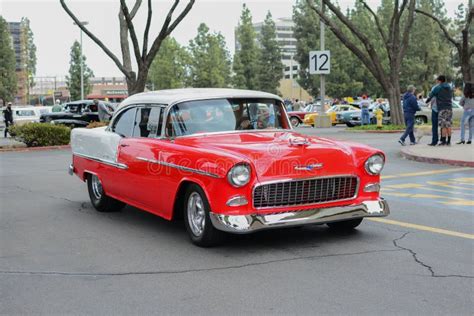 Chevrolet Bel Air Classic Car On Display Editorial Image Image Of