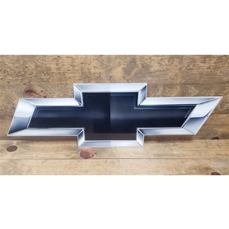 Chevy Bowtie Emblem Sign Steel Cj Pony Parts