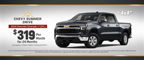 Top Chevy Lease Offers You Can't Miss in 2024