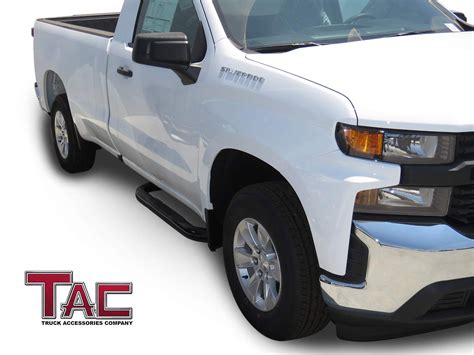 Chevy Silverado Regular Cab 2019 Romik Running Boards