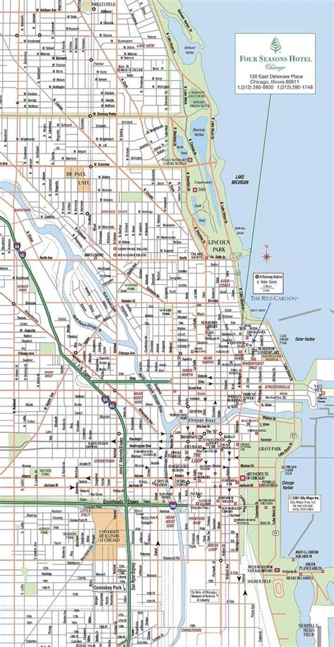 Chicago Printable Map