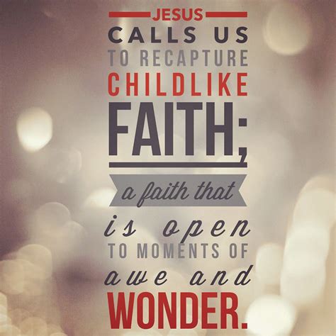 Childlike Faith Verse Inspiration