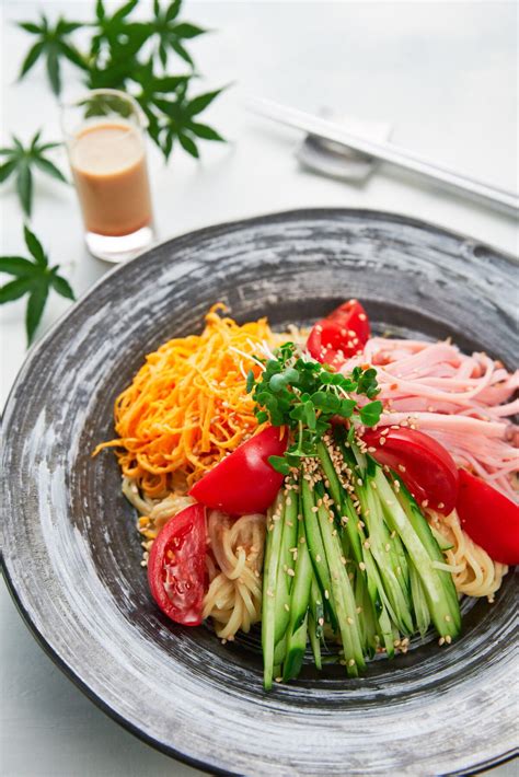Chilled Ramen Salad Or Hiyashi Chuka