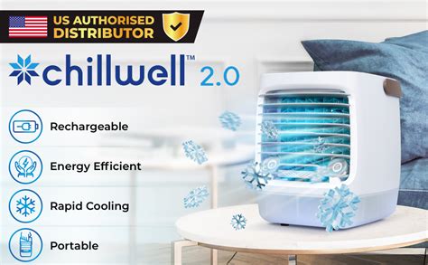 Chillwell Cooling Device Chillwell 2 0 Portable Air Cooler Personal Evaporative Cooler No Hose Needed Compact Design Chillwell Portable Air Cooler