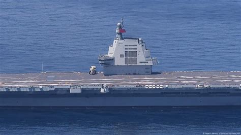 China Amp 39 S Newest Aircraft Carrier Sails Through Taiwan Strait