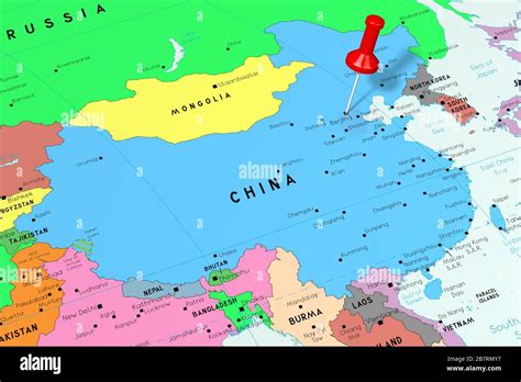 China People Republic Of China Beijing Capital City Pinned On China People Republic Of China Beijing Capital City Pinned On