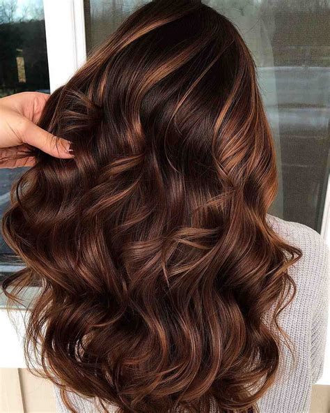 Chocolate Brown Hair With Highlights