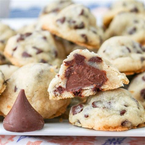 Chocolate Chip Hershey Kiss Cookies