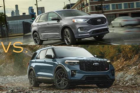 Choose The Right Ford Suv Ford Edge Vs Ford Explorer