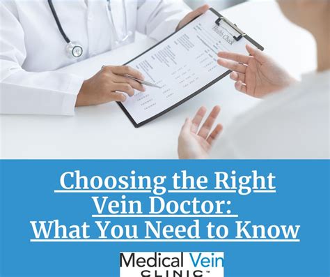 Choosing The Right Vein Doctor What You Need To Know Medical Vein