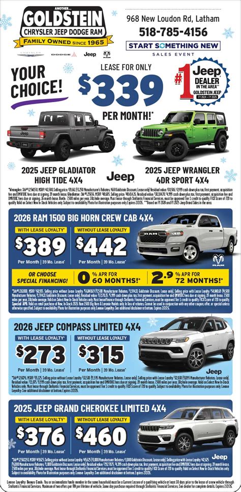 Chrysler Jeep Dodge Ram Specials Car Discounts Latham Ny