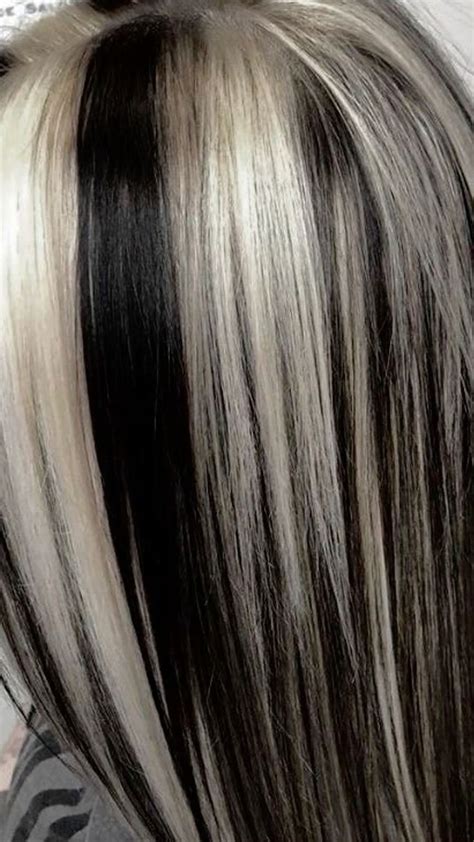 Chunky Highlights Hair Scene Emo Inspo 2000S Y2k Idee Per Capelli