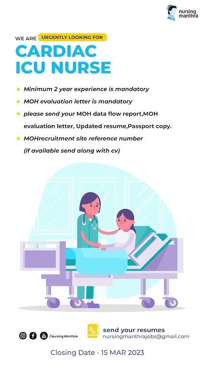 Cicu Job Opening Under Moh Cardiac Icu Nurse Job Nursing Vacancy Under Cicu Job Opening Under Moh Cardiac Icu Nurse Job Nursing Vacancy Under