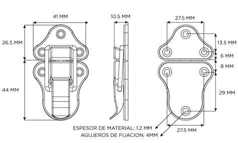 Cierre Valijero Chico Rack Anvil Penn Elcom L0560 Smash Soluciones