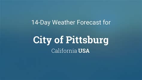 City Of Pittsburg Kansas Usa 14 Day Weather Forecast