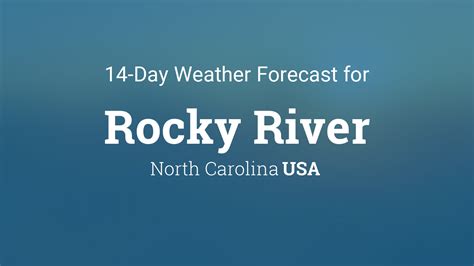 City Of Rocky River Ohio Usa 14 Day Weather Forecast