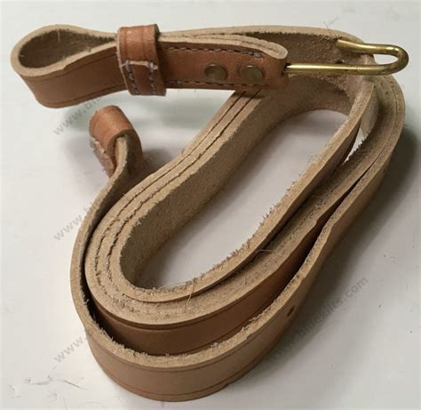 Civil War Us Confederate Union Enfield Musket Rifle Sling Natural Eur