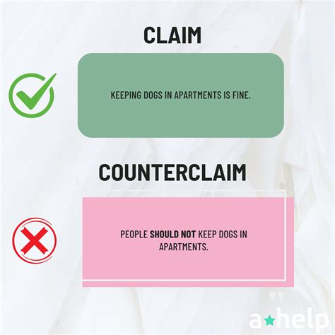 Claim And Counterclaim Example