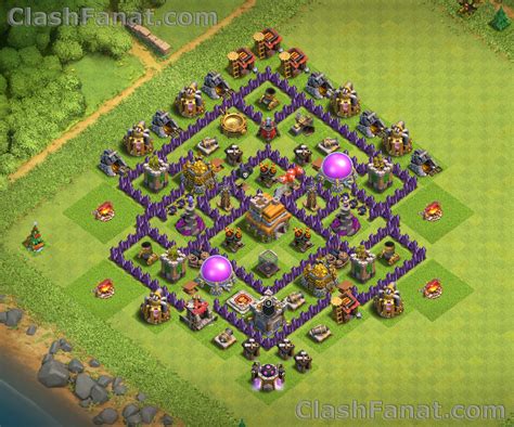 Clash Of Clans Th7 Farming Base Best Town Hall 7 Defense With 3X Air