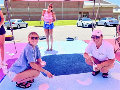 Class Of 2025 Seniors Paint Their Parking Spaces Pike Road High School