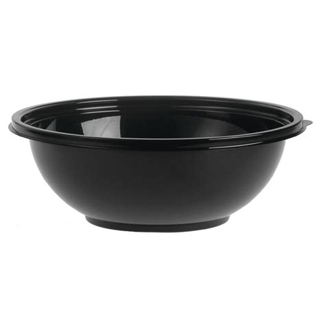 Classic 320 Oz 20 Lb Black Plastic Carryout Bowls 16 Amp Quot Dia X 5 1 2 Amp Quot D