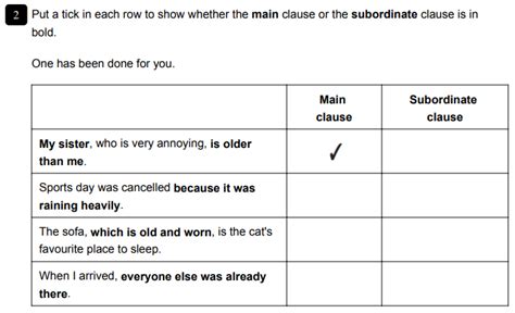 Clauses 9 Of The Best Spag Worksheets And Resources For Ks2 English Clauses 9 Of The Best Spag Worksheets And Resources For Ks2 English