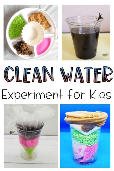 Clean Water Experiment For Kids Hands On Teaching Ideas