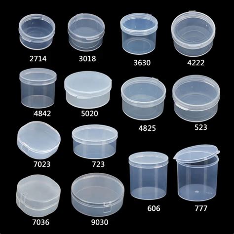 Clear Plastic Round Containers