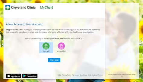 Cleveland Clinic Mychart Patient Authentication