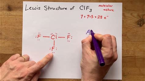 Clf3 Lewis Structure How To Draw The Lewis Structure For Clf3 Youtube