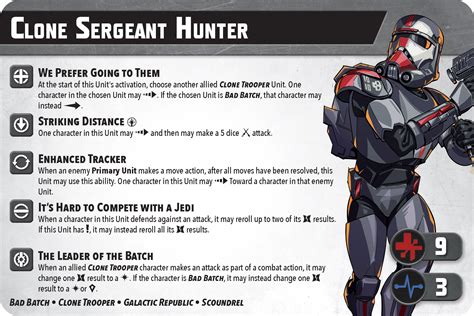 Clone Sergeant Hunter Unit Guide Clone Sergeant Hunter Unit Guide
