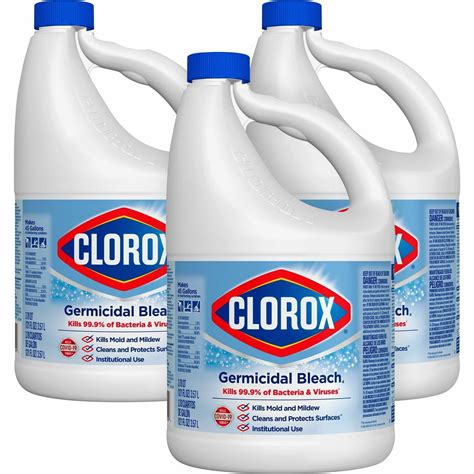 Clorox Germicidal Bleach Concentrate 121 Fl Oz 3 8 Quart