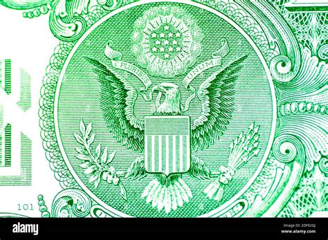 Closeup Of A United States Of America Dollar Banknote Usd Currency