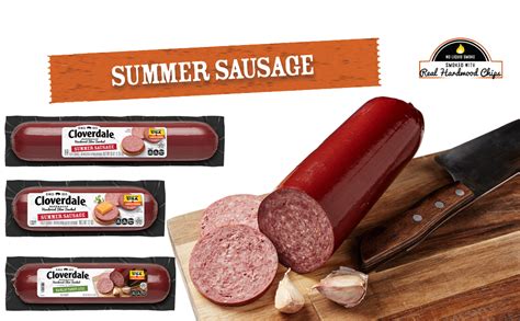 Cloverdale Meats Tangy Summer Sausage With Pepper Jack Cheese 16 Oz Fry S Food Stores