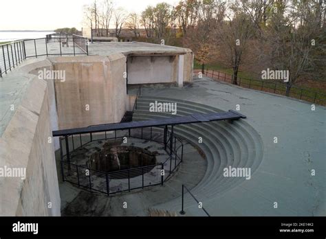 Coastal Artillery Disappearing Gun Emplacement Of The Battery Arnold At