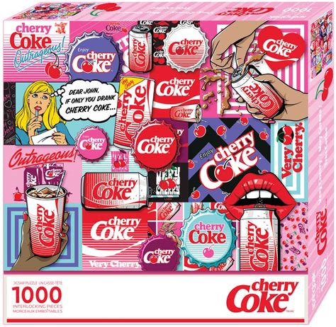 Coca Cola Cherry Coke 1000 Piece Jigsaw Puzzle By Springbok Puzzle