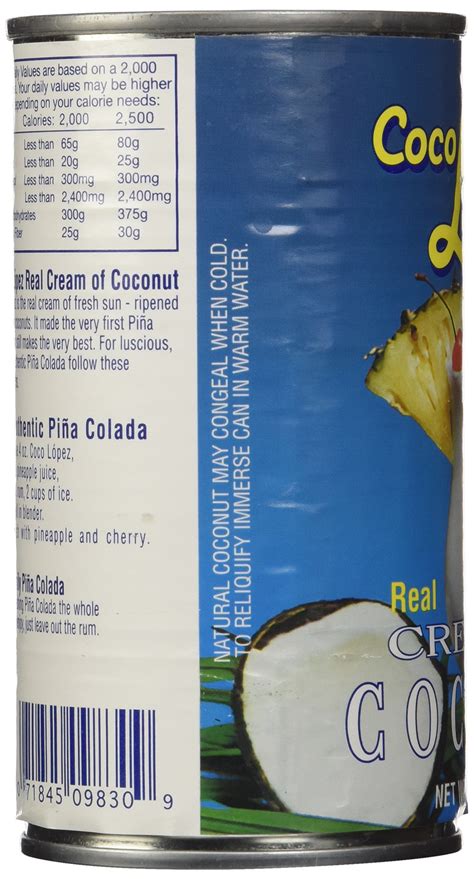 Coco Lopez Cream Of Coconut Expiration Date Code At Samantha Tomlinson Blog