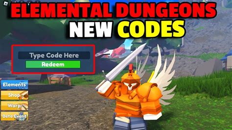 Codes For Elemental Dungeons